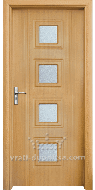 Интериорна HDF врата, модел 021 Светъл дъб