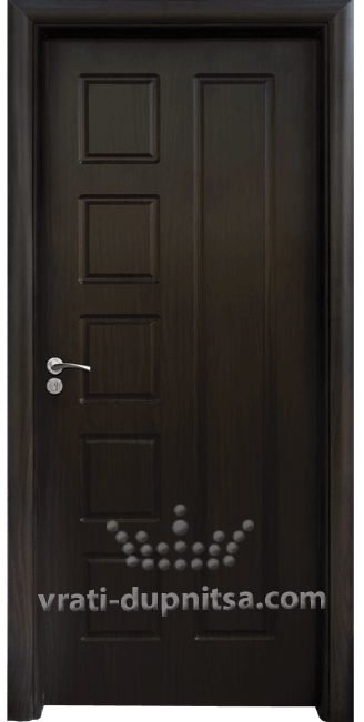 Интериорна HDF врата, модел 048-P Венге