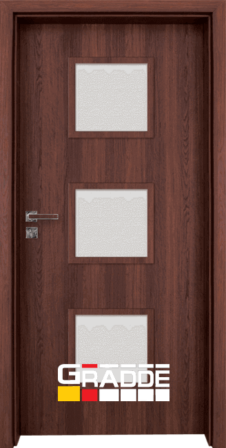 Интериорна HDF врата, модел Gradde Bergedorf, Шведски дъб