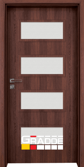 Интериорна HDF врата, модел Gradde Blomendal, Шведски дъб