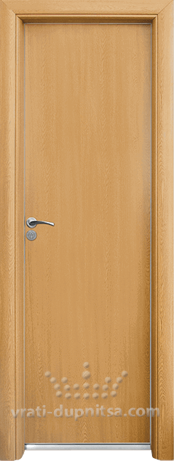 Алуминиева врата за баня – Стандарт, цвят Светъл дъб