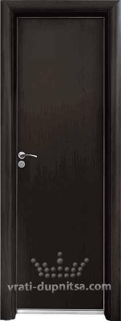Алуминиева врата за баня – Стандарт, цвят Венге