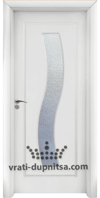 Интериорна HDF врата, модел 066 Бял