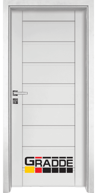 Интериорна врата Gradde Axel Voll - цвят Бял Мат