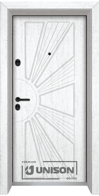 Входна врата Унисон Оптима 204p, Бреза