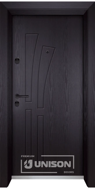Входна врата Унисон Оптима 205p, Венге